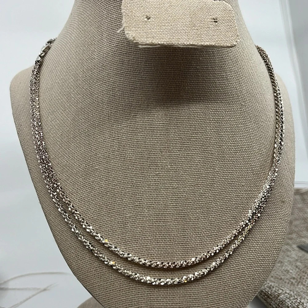 Massive Vintage Italian 925 Milor Diamond Cut Sterling Silver Rope Chain - Picture 4 of 9